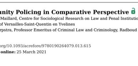 Community Policing in Comparative Perspective