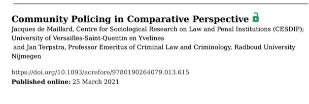 Community Policing in Comparative Perspective